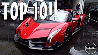 THE 10 BEST SUPERCARS SPOTTED IN 2015!!