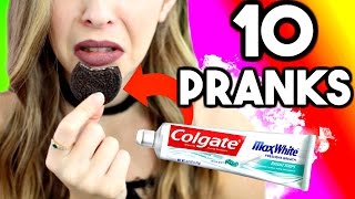10 EASY PRANKS TO PULL ON FRIENDS + FAMILY!