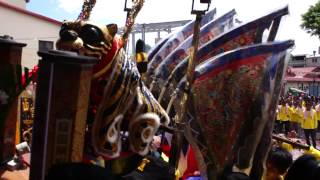 旗山天后宮金虎將軍成立遶境安座大典-旗山天后宮金虎將軍神尊入廟安座