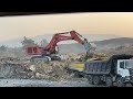 Tata Hitachi excavator | BharatBenz tipper | #bharatbenztipper #tatahitachiexcavator