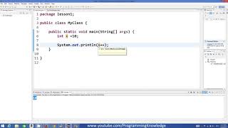 Java Tutorial For Beginners 7 Increment Operator and Assignment Operator Full HD
