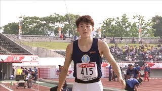 男子 三段跳 決勝8位 第102回日本陸上競技選手権大会