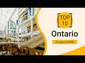 Top 10 Shopping Malls to Visit in Ontario | Canada - English