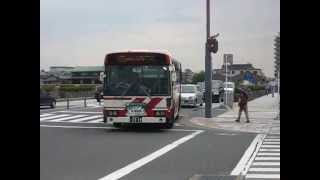 京阪宇治駅前の京阪宇治バス　Keihan Uji Bus ,Kyoto Japan (2007.7)