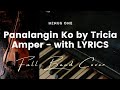 Panalangin ko by Tricia Amper - Karaoke - Minus One with LYRICS - Full Band Cover