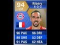 FIFA 13 TOTS RIBERY 94 Player Review & In Game Stats Ultimate Team