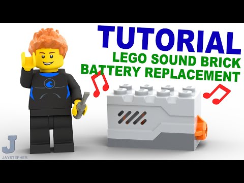 How To Change The Battery Cells In A LEGO Sound Brick Tutorial