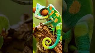 Chameleon Amazon Animal Exotic Cute Ep179 #animals #animalcute #nature #chameleon  #cutewildlife