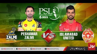 Peshawar vs Islamabad Highlights - PSL 2021 match 10 - Islamabad United vs Peshawar Zalmi Highlights