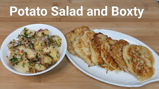 Boxty Leh Alu Tauh Tui Taka Siamdan/Boxty Irish potato pancakes \u0026 Potato Salad Recipe/Mizo Eisiam