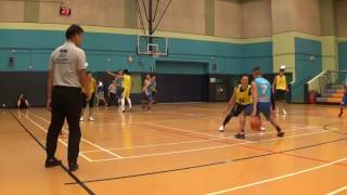 KBLWE Supercup 2016103020 荃景圍體育館  果然翁 (藍) vs 雜排軍 (黃) Q4