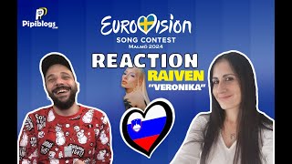 ריאקשן כחול לבן! - אירוויזיון 2024 - סלובניה | Reaction Eurovision 2024 Slovenia ​