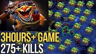 EPIC DOTA 2 MATCH ¦ 3 HOURS+ ¦ 275+ KILLS ¦ 1 Million+ DMG in TOTAL ¦ MONKEY KING vs. TECHIES