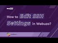 How to Edit SSH Settings in Webuzo? | MilesWeb