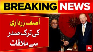 Asif Ali Zardari Meet Turkish President | Pakistan Turkey Relations Updates | Breaking News