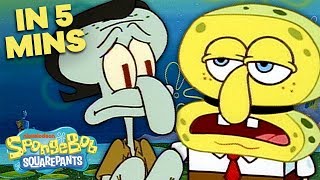 "Opposite Day" with SpongeBob❓in 5 Minutes! | SpongeBob SquarePants