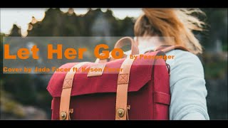Let Her Go by Passenger acoustic (cover + lyrics) by Jada Facer ft  Kyson Facer