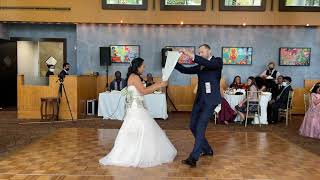 Cariñosa dance with my Husband at our wedding 10/30/2021