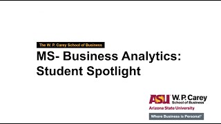 MSBA Student Spotlight 2020