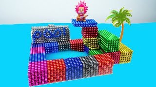 DIY - How To Build Swimming Pool From Magnetic Balls (Satisfying) | Magnet World