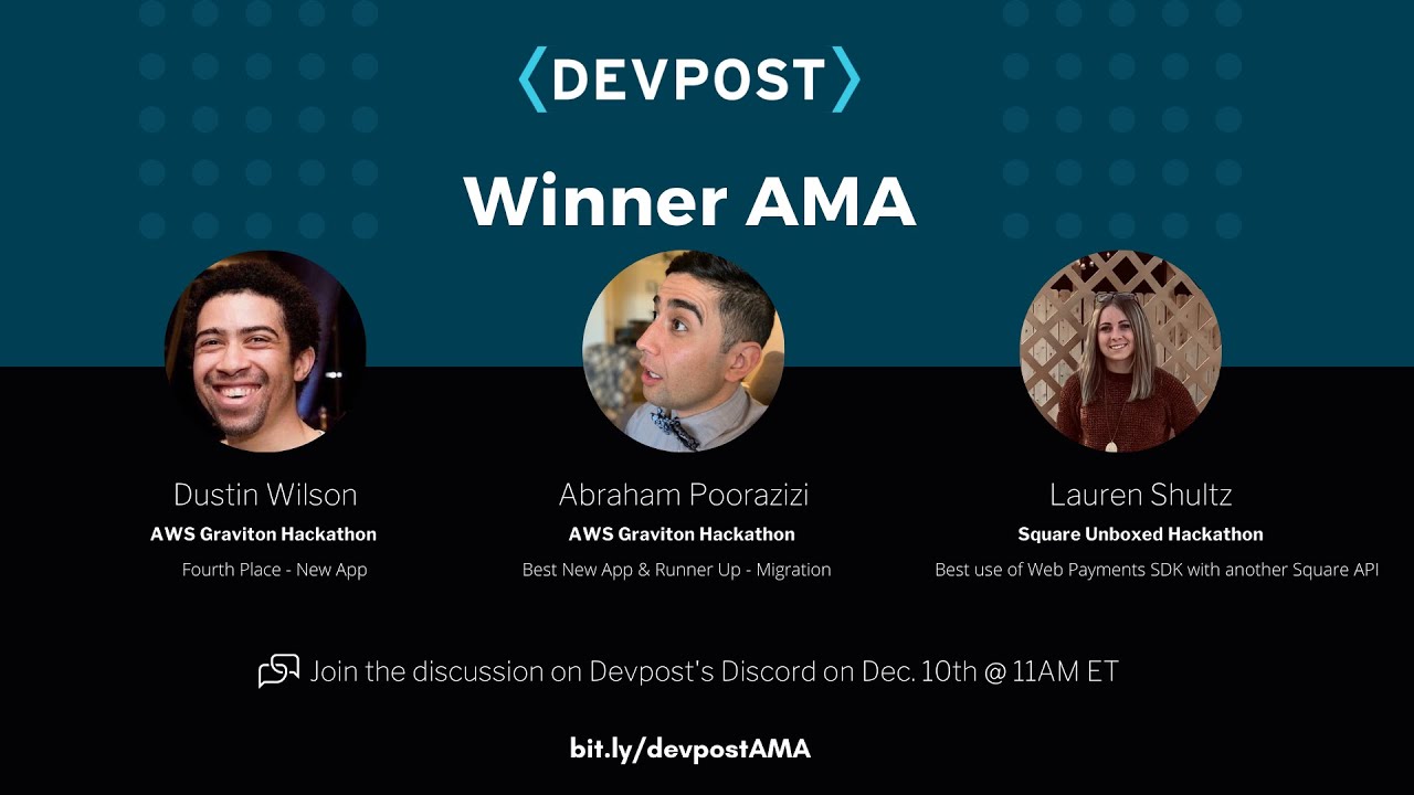 Devpost Winner Ama Youtube
