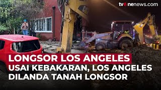 Banjir \u0026 Longsor di Los Angeles, Rumah Terancam Akibat Tanah Gundul Usai Kebakaran | OneNews Update