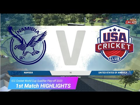 1st Match Highlights - Namibia Vs United States | NAM Vs USA Highlights ...