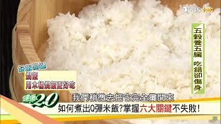 養生不能不吃飯！如何煮出Q彈米飯，掌握這6大關鍵不失敗 健康2.0