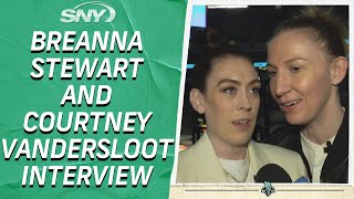 Breanna Stewart and Courtney Vandersloot on how they plan to bring Liberty their first title | SNY