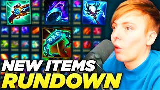 LS | REACTING TO EVERY NEW ITEM IN LEAGUE OF LEGENDS | SEASON 14 RUNDOWN