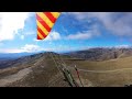 flying in the clouds in sierra nevada paragliding from mulhacén