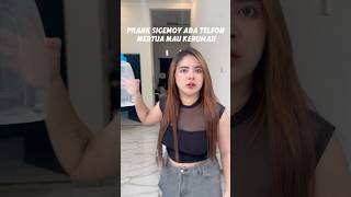 Sketbor prank sigemoy mertua mau kerumah auto panik