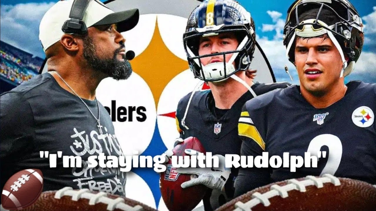 Tomlin Picked Rudolph Over Pickett @steelers #steelersnews #herewego # ...