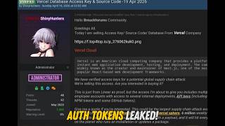 The Vercel Breach A 2m Heist