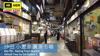 【HK 4K】沙田 小瀝源 廣源市場 | Sha Tin - Kwong Yuen Market | DJI Pocket 2 | 2022.04.20