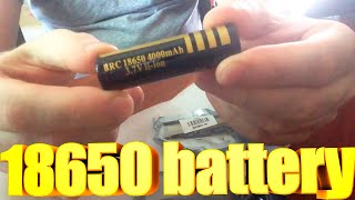 The 18650 battery 4000mAh