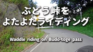 🏍ぶどう峠をよたよたライディング [CAGIVA RIVER]