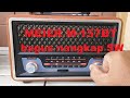 Review Radio MEIER M-157BT, model Retro Style tampilannya mirip Radio Kuno Philips BIN-205