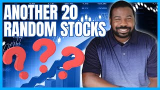 Another 20 Random Stocks From Webull