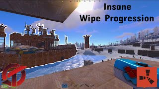 Rust | CONTROLLING THE HARDEST SERVER IN RUST WITH OT CLAN - Rust Wipe Progression