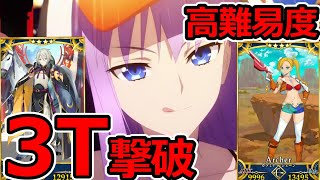 【FGO】高難易度：ラムダリリス3Ｔ撃破！「パリピ、カルデアに降り立つ」【バレンタイン2020 いみじかりしバレンタイン ～紫式部と５人のパリピギャル軍団～】