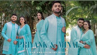 PRIYANK-MINAL   II ENGAGEMENT HIGHLIGHT-2024 IIshreehariweddingfilms