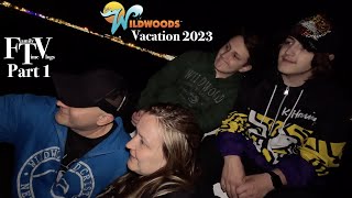 MDW Wildwood Lucky Bones Shalimar Resort & Midnight Walk on the Beach Family Summer Vlog Day 1