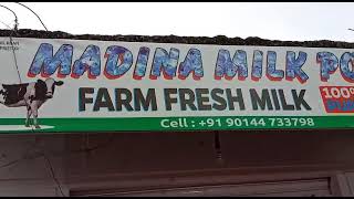 Madina milk point shortly opening in Shaghouse hotel back side in Oldcity in hyderabad..