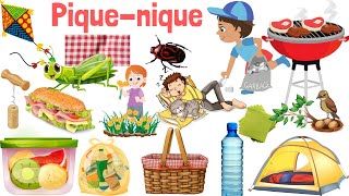 Vocabulaire. Le pique-nique ( mots et phrases)