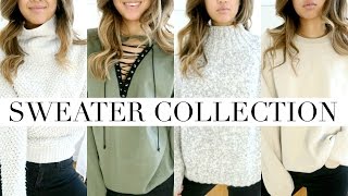 SWEATER COLLECTION (try-on!) |  rachspeed