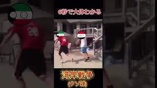 6秒でわかるクソ雑湾岸戦争　#ポーランドボール