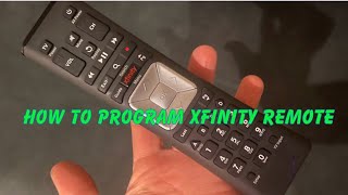 How To program your Xfinity remote to your TV Comcast XR11Quick and easy
