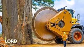 Extreme Dangerous Fastest Big Chainsaw Cutting Tree Machines | Forestry Heavy Machinery ▶3