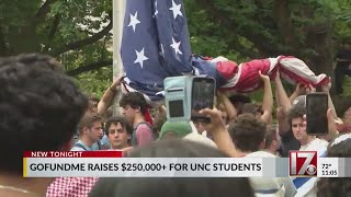 GoFundMe raises $290,000+ for UNC students who protected American flag during protests